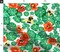 Bee Garden Lily Pad French Country Spring Nasturtium Floral Botanical Bumblebee Custom Printed Fabric by Spoonflower Various Fabrics by the Yard or Fat Quarter
